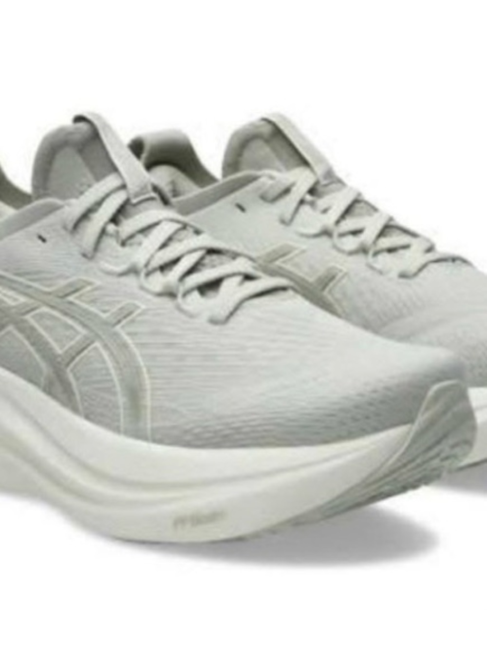 ASICS Light Gray Neutral Running Shoes